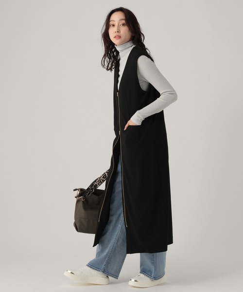 Elura(エルーラ)の「サマ見えリラクシージャンスカ/625550(ジャンパースカート・レディース・ダークブラウン/ブラック・FREE)」の21枚目の写真