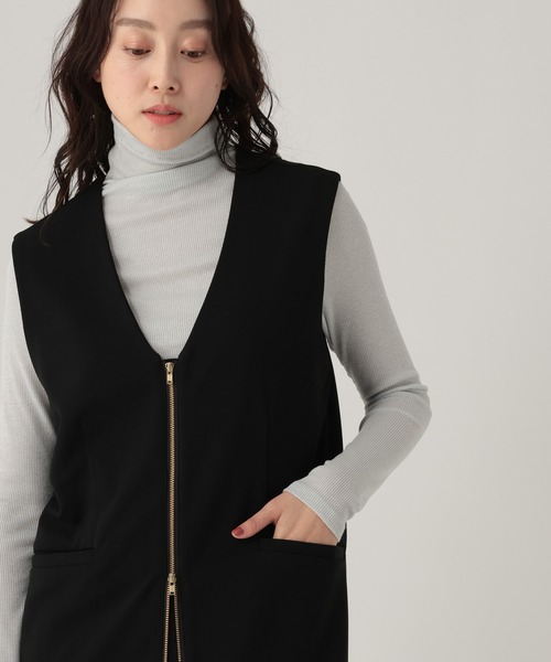 Elura(エルーラ)の「サマ見えリラクシージャンスカ/625550(ジャンパースカート・レディース・ダークブラウン/ブラック・FREE)」の18枚目の写真