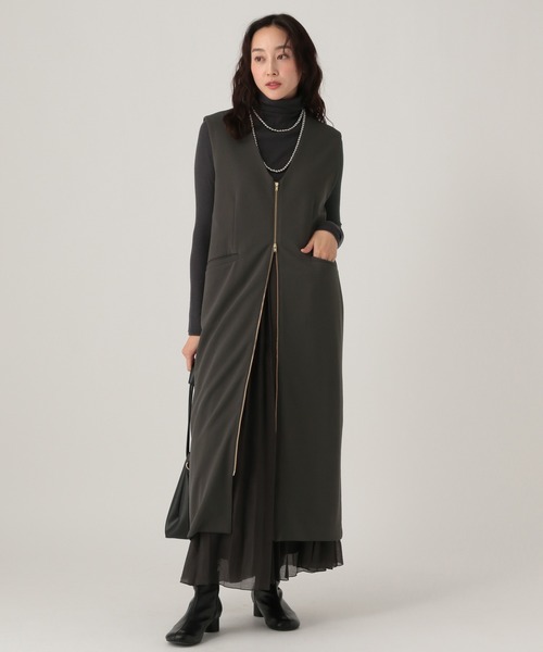 Elura(エルーラ)の「サマ見えリラクシージャンスカ/625550(ジャンパースカート・レディース・ダークブラウン/ブラック・FREE)」の22枚目の写真