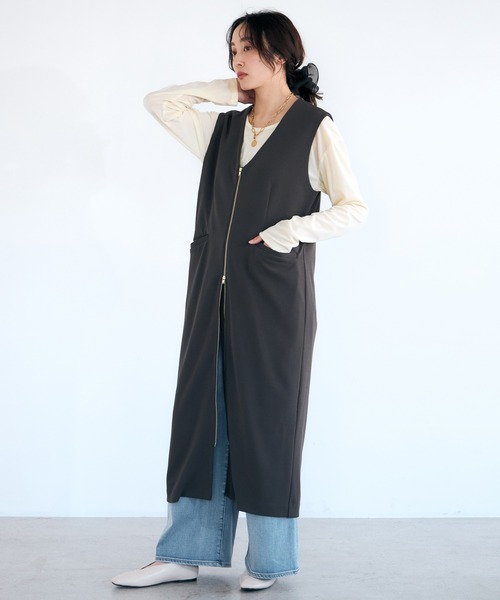 サマ見えリラクシージャンスカ/625550（ジャンパースカート）｜Elura