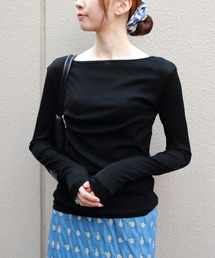 THE SHINZONE/シンゾーン　シアーリブロングスリーブTEE　SHEER RIB LONG SLEEVE TEE　26SMSCU07