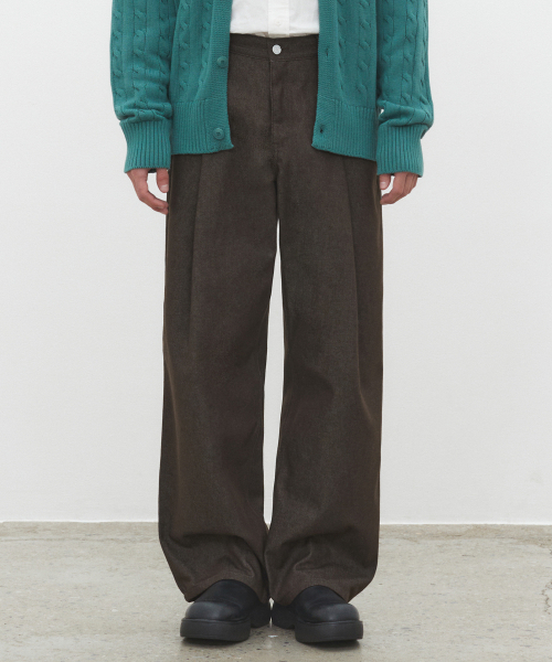DECET(デケト)の「Deep Pleats Wide Jeans DCPT030CPBrown(その他パンツ・レディース・その他・26/28/30/32/34)」の17枚目の写真
