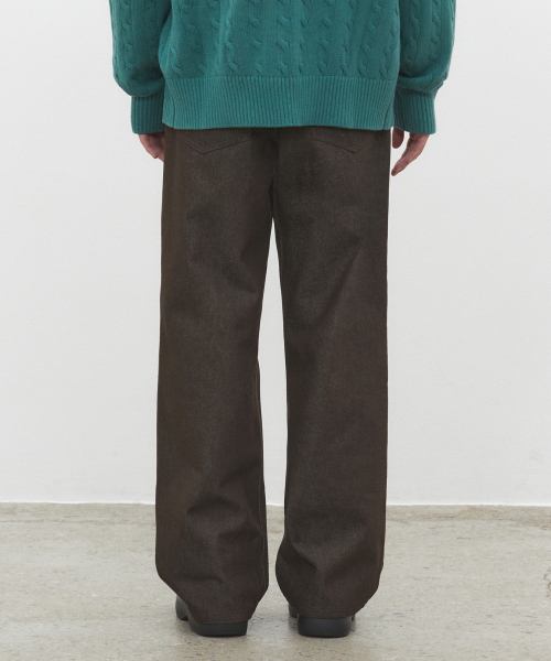 DECET(デケト)の「Deep Pleats Wide Jeans DCPT030CPBrown(その他パンツ・レディース・その他・26/28/30/32/34)」の13枚目の写真