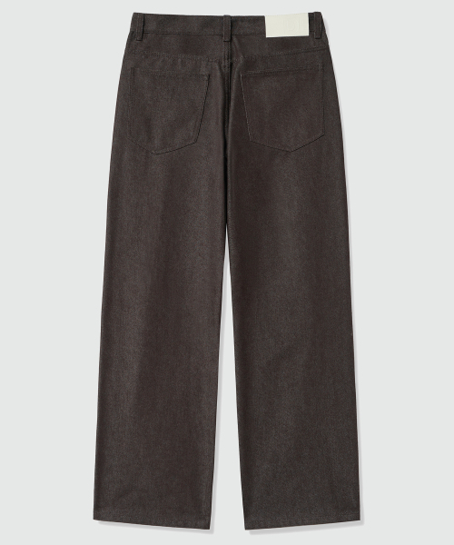 DECET(デケト)の「Deep Pleats Wide Jeans DCPT030CPBrown(その他パンツ・レディース・その他・26/28/30/32/34)」の6枚目の写真