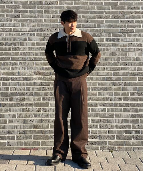 DECET(デケト)の「Deep Pleats Wide Jeans DCPT030CPBrown(その他パンツ・レディース・その他・26/28/30/32/34)」の10枚目の写真