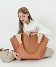 ZEMA（ジェマ）の「オンネットトートバッグ XL - キャメルタン（トートバッグ）」