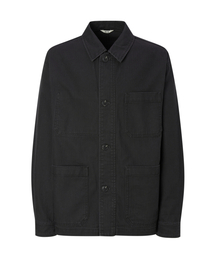 HAZZYS（ ヘジス）の「[HIS] ヘリンボーンワークジャケット ブラウン（その他アウター）」