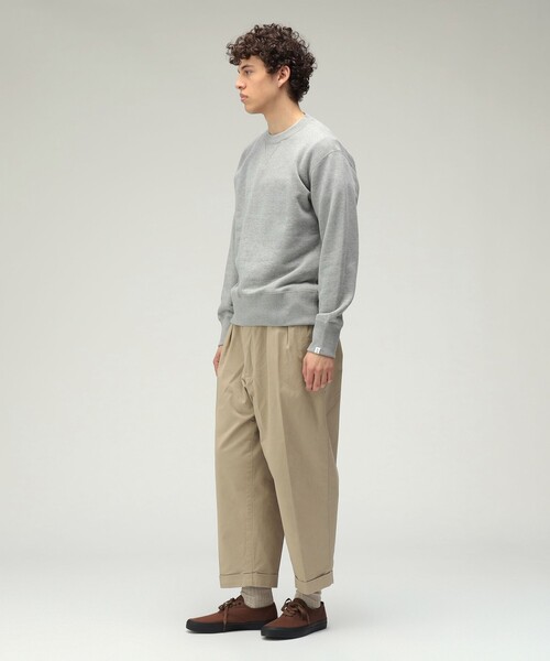 LOOPWHEELER（ループウィラー）の「【別注】LOOPWHEELER / Sweat Crew Neck（スウェット・メンズ・ライトグレー/ブラック/ネイビー/ナチュラル・MEDIUM/LARGE/SMALL/X-LARGE）」の9枚目の写真