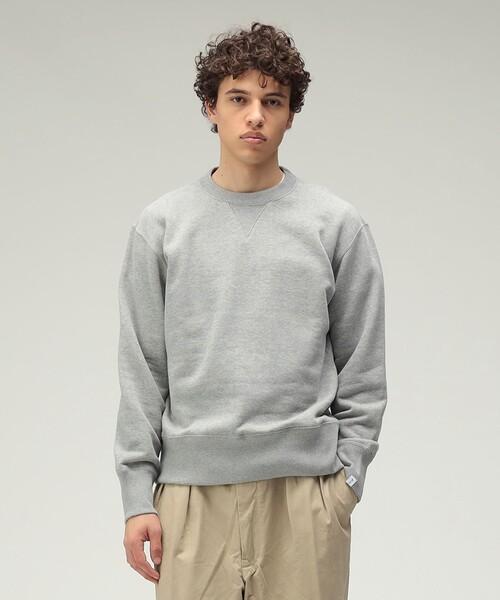 LOOPWHEELER（ループウィラー）の「【別注】LOOPWHEELER / Sweat Crew Neck（スウェット・メンズ・ライトグレー/ブラック/ネイビー/ナチュラル・MEDIUM/LARGE/SMALL/X-LARGE）」の10枚目の写真