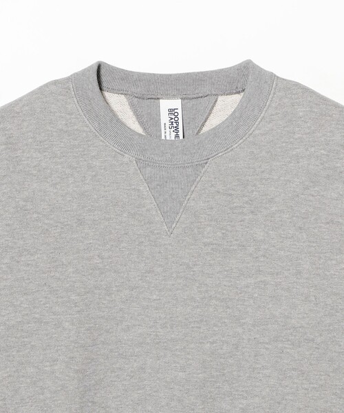 LOOPWHEELER（ループウィラー）の「【別注】LOOPWHEELER / Sweat Crew Neck（スウェット・メンズ・ライトグレー/ブラック/ネイビー/ナチュラル・MEDIUM/LARGE/SMALL/X-LARGE）」の15枚目の写真