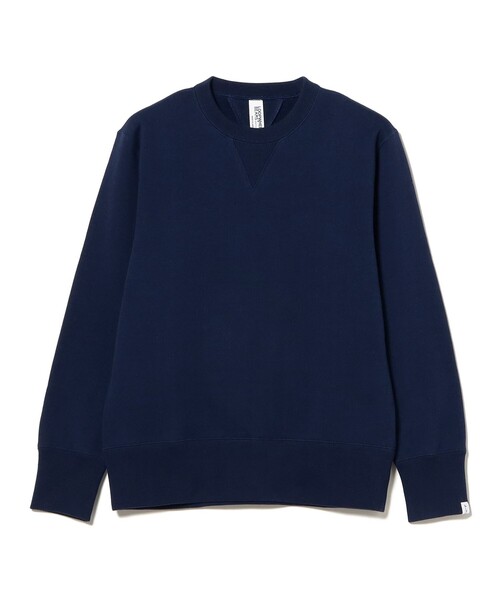 LOOPWHEELER(ループウィラー)の「【別注】LOOPWHEELER / Sweat Crew Neck(スウェット・メンズ・ライトグレー/ブラック/ネイビー/ナチュラル・MEDIUM/LARGE/SMALL/X-LARGE)」の5枚目の写真