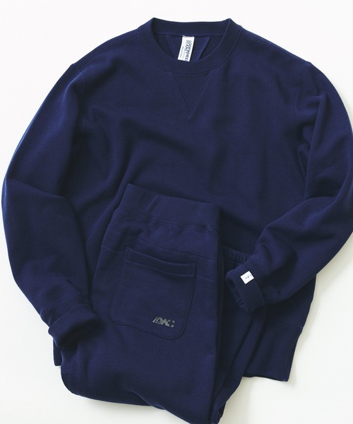 LOOPWHEELER（ループウィラー）の「【別注】LOOPWHEELER / Sweat Crew Neck（スウェット・メンズ・ライトグレー/ブラック/ネイビー/ナチュラル・MEDIUM/LARGE/SMALL/X-LARGE）」の4枚目の写真