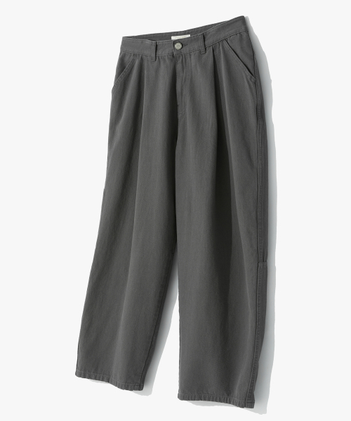 COFWI(コフウィー)の「ワイドツータックコットンポケットパンツチャコール(その他パンツ・メンズ・その他・1(S)/2(M)/3(L))」の4枚目の写真