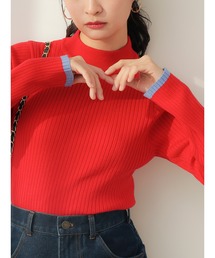 Te chichi（テチチ）の「【ZOZO限定】配色リブニットプルオーバー（ニット/セーター）」