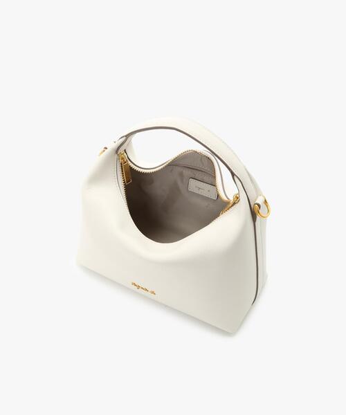 agnes b.(アニエスベー)の「2way スモール ショルダーバッグ ”Christelle” ABS01-04(ハンドバッグ・レディース・ホワイト系その他・FREE)」の4枚目の写真