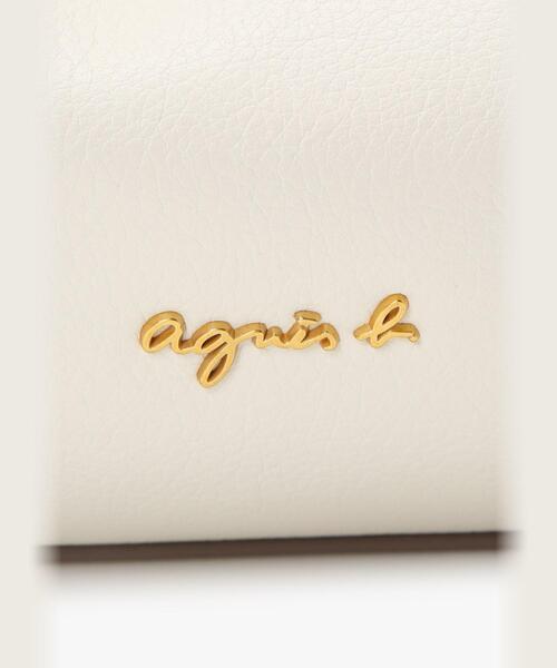 agnes b.(アニエスベー)の「2way スモール ショルダーバッグ ”Christelle” ABS01-04(ハンドバッグ・レディース・ホワイト系その他・FREE)」の5枚目の写真