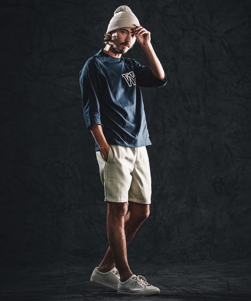 wjk reluxe（ダブルジェーケーリラックス）の「mp14491-linen like shorts ショートパンツ(WR26S-16)（その他パンツ・メンズ・ブラック/ブラウン系その他/グリーン系その他・L/M/S）」の11枚目の写真