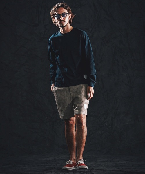 wjk reluxe（ダブルジェーケーリラックス）の「mp14491-linen like shorts ショートパンツ(WR26S-16)（その他パンツ・メンズ・ブラック/ブラウン系その他/グリーン系その他・L/M/S）」の17枚目の写真