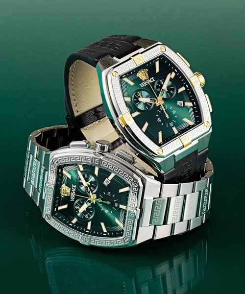 セール！ヴェルサーチ　versace レザー　ヴェルサーチェ　versus VERSACE/ヴェルサーチェ SPORTY TONNEAU GRECA 腕時計 VS-VESP00825