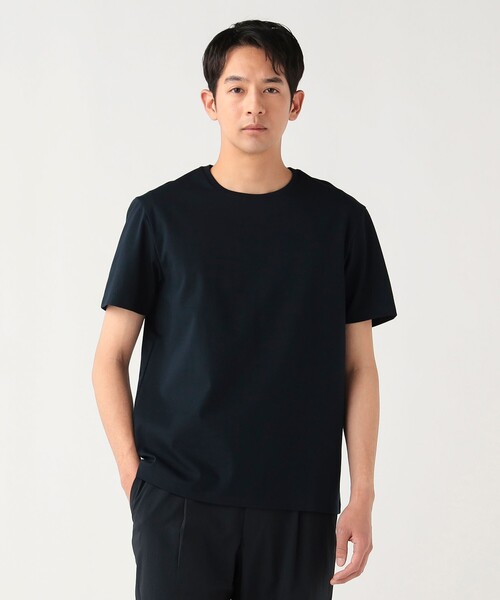 BEAMS HEART(ビームスハート)の「ラグジュアリーポンチ クルーネック Tシャツ(Tシャツ/カットソー・メンズ・ネイビー/ホワイト/ブラック・SMALL/X-LARGE/MEDIUM/LARGE)」の3枚目の写真
