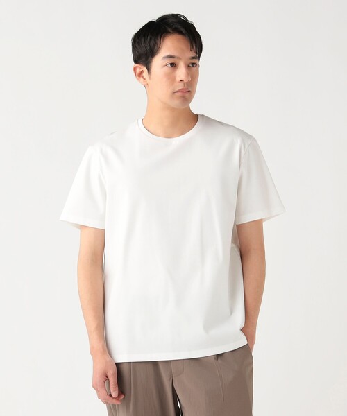 BEAMS HEART(ビームスハート)の「ラグジュアリーポンチ クルーネック Tシャツ(Tシャツ/カットソー・メンズ・ネイビー/ホワイト/ブラック・SMALL/X-LARGE/MEDIUM/LARGE)」の6枚目の写真