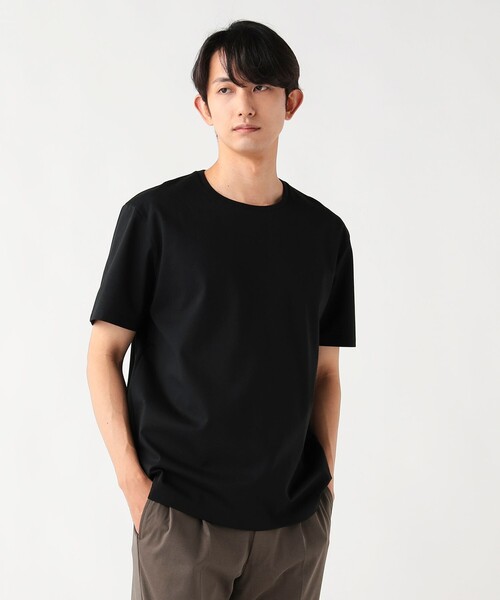 BEAMS HEART(ビームスハート)の「ラグジュアリーポンチ クルーネック Tシャツ(Tシャツ/カットソー・メンズ・ネイビー/ホワイト/ブラック・SMALL/X-LARGE/MEDIUM/LARGE)」の19枚目の写真