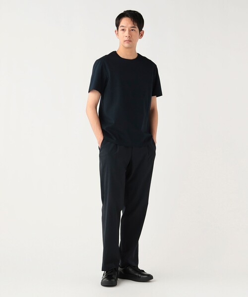 BEAMS HEART(ビームスハート)の「ラグジュアリーポンチ クルーネック Tシャツ(Tシャツ/カットソー・メンズ・ネイビー/ホワイト/ブラック・SMALL/X-LARGE/MEDIUM/LARGE)」の20枚目の写真