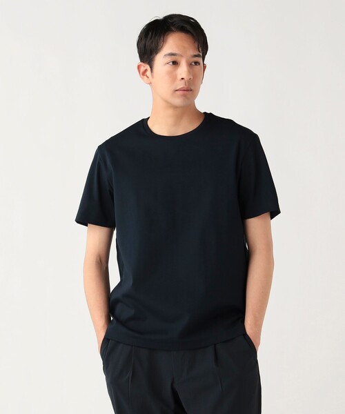 BEAMS HEART(ビームスハート)の「ラグジュアリーポンチ クルーネック Tシャツ(Tシャツ/カットソー・メンズ・ネイビー/ホワイト/ブラック・SMALL/X-LARGE/MEDIUM/LARGE)」の22枚目の写真