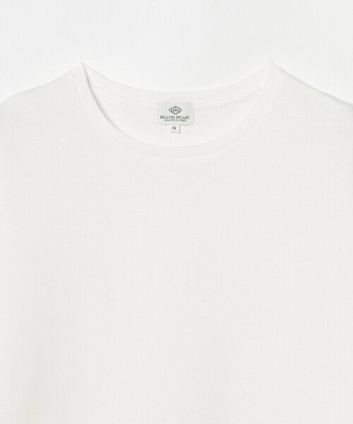 BEAMS HEART(ビームスハート)の「ラグジュアリーポンチ クルーネック Tシャツ(Tシャツ/カットソー・メンズ・ネイビー/ホワイト/ブラック・SMALL/X-LARGE/MEDIUM/LARGE)」の13枚目の写真