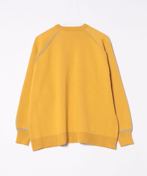 チチカカ（チチカカ）の「サンフェイスエンブロイダリー スウェットライクニットプルオーバー（ニット/セーター・レディース・ブラック/マスタード/ライトブルー・FREE）」の5枚目の写真