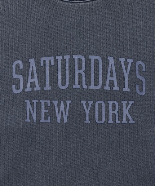 Saturdays NYC(サタデーズ ニューヨークシティ )の「Bowery Standard Crew(スウェット・メンズ・ブラック/ネイビー/オレンジ・S/L/M)」の4枚目の写真