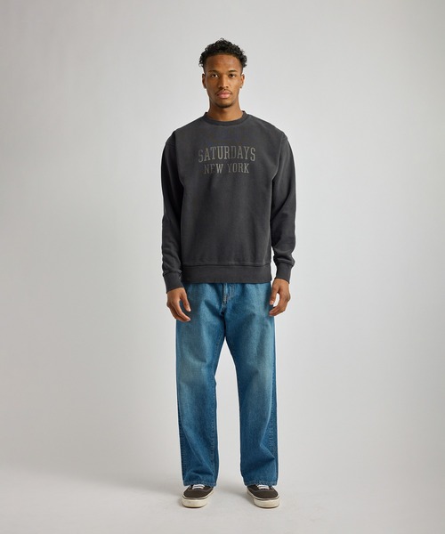 Saturdays NYC（サタデーズ ニューヨークシティ ）の「Bowery Standard Crew（スウェット・メンズ・ブラック/ネイビー/オレンジ・S/L/M）」の20枚目の写真