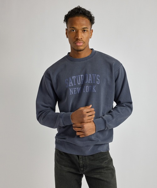 Saturdays NYC（サタデーズ ニューヨークシティ ）の「Bowery Standard Crew（スウェット・メンズ・ブラック/ネイビー/オレンジ・S/L/M）」の19枚目の写真