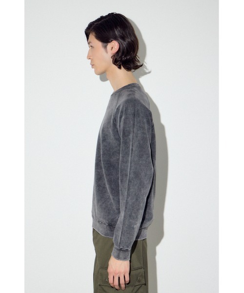 AZUL by moussy(アズールバイマウジー)の「ヴィンテージスウェットトップス(スウェット・メンズ・ブルー/ライトブラック・SMALL/MEDIUM/LARGE)」の8枚目の写真