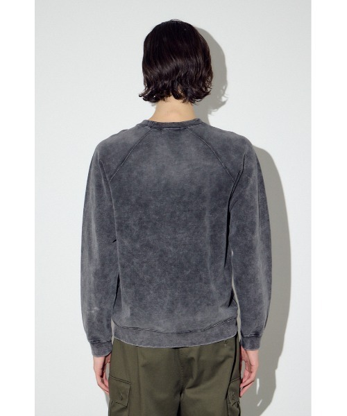 AZUL by moussy(アズールバイマウジー)の「ヴィンテージスウェットトップス(スウェット・メンズ・ブルー/ライトブラック・SMALL/MEDIUM/LARGE)」の9枚目の写真
