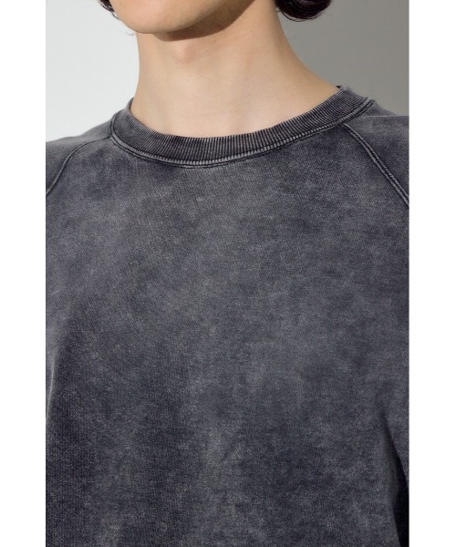 AZUL by moussy(アズールバイマウジー)の「ヴィンテージスウェットトップス(スウェット・メンズ・ブルー/ライトブラック・SMALL/MEDIUM/LARGE)」の10枚目の写真