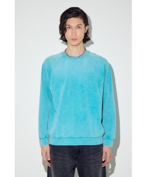AZUL by moussy(アズールバイマウジー)の「ヴィンテージスウェットトップス(スウェット・メンズ・ブルー/ライトブラック・SMALL/MEDIUM/LARGE)」の18枚目の写真