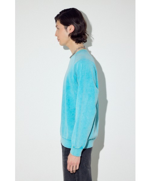 AZUL by moussy(アズールバイマウジー)の「ヴィンテージスウェットトップス(スウェット・メンズ・ブルー/ライトブラック・SMALL/MEDIUM/LARGE)」の19枚目の写真