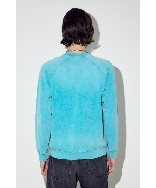 AZUL by moussy(アズールバイマウジー)の「ヴィンテージスウェットトップス(スウェット・メンズ・ブルー/ライトブラック・SMALL/MEDIUM/LARGE)」の20枚目の写真