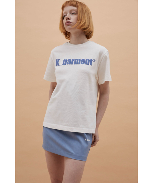 K-GARMENT(カメント)の「UビッグボリュームロゴTシャツ ホワイト(Tシャツ/カットソー・レディース・その他・SMALL/LARGE/X-LARGE)」の2枚目の写真