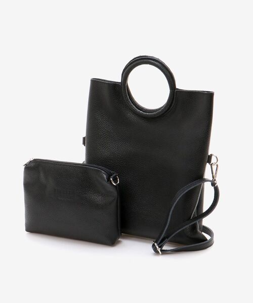 le.coeur blanc(ルクールブラン)の「MILLELA FIRENZE サークルハンドバッグ(ハンドバッグ・レディース・シルバー/ブラック/オフホワイト・FREE)」の3枚目の写真