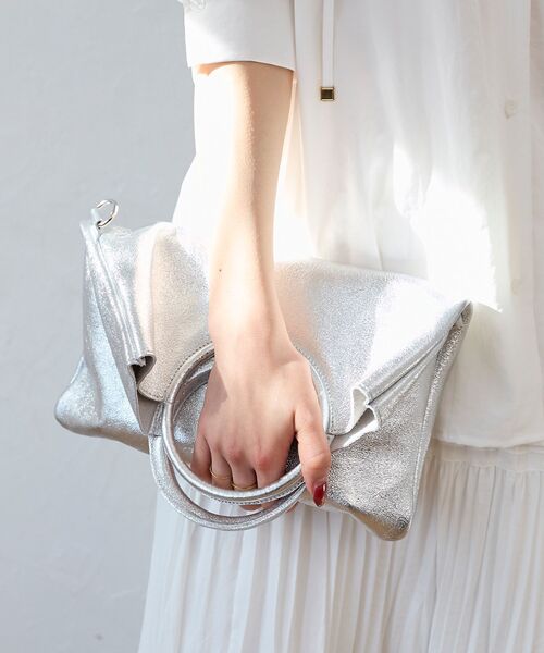 le.coeur blanc(ルクールブラン)の「MILLELA FIRENZE サークルハンドバッグ(ハンドバッグ・レディース・シルバー/ブラック/オフホワイト・FREE)」の14枚目の写真