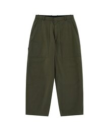 PATCHED WORKWEAR TROUSERS_OLIVE