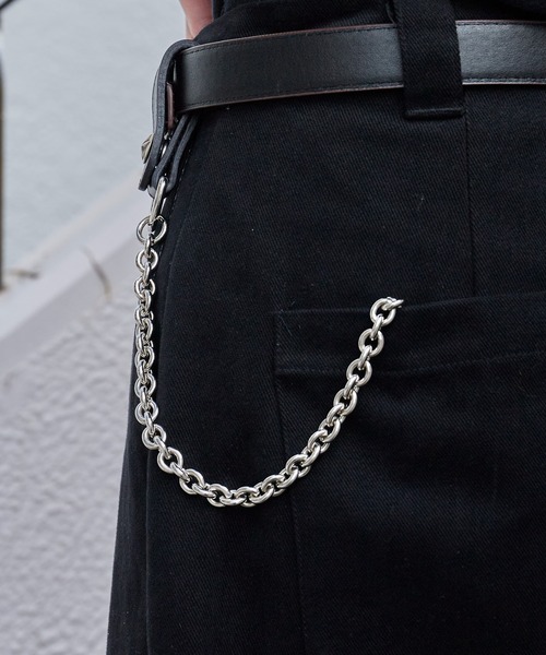 CALEE（キャリー）の「CALEE/キャリー SILVER STAR CONCHO LEATHER WALLET CHAIN レザー ウォレットチェーン 2026年春夏（ウォレットチェーン・メンズ・ブラック・FREE）」の3枚目の写真