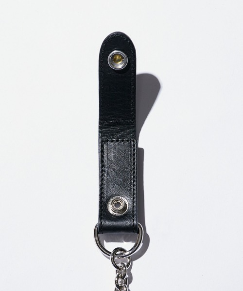 CALEE（キャリー）の「CALEE/キャリー SILVER STAR CONCHO LEATHER WALLET CHAIN レザー ウォレットチェーン 2026年春夏（ウォレットチェーン・メンズ・ブラック・FREE）」の2枚目の写真