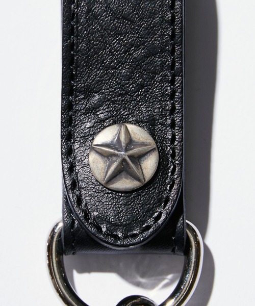 CALEE（キャリー）の「CALEE/キャリー SILVER STAR CONCHO LEATHER WALLET CHAIN レザー ウォレットチェーン 2026年春夏（ウォレットチェーン・メンズ・ブラック・FREE）」の9枚目の写真