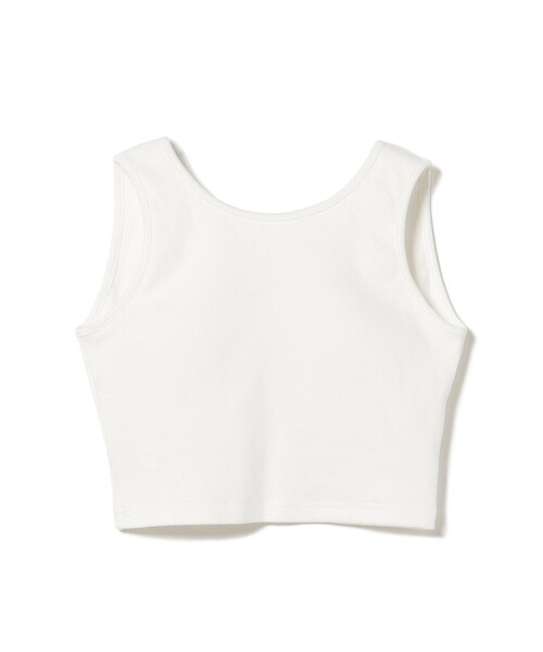 BEAMS HEART（ビームスハート）の「カップ付き クロップド タンク（タンクトップ・レディース・ライトグレー/チャコールグレー/オフホワイト・MEDIUM/SMALL）」の13枚目の写真