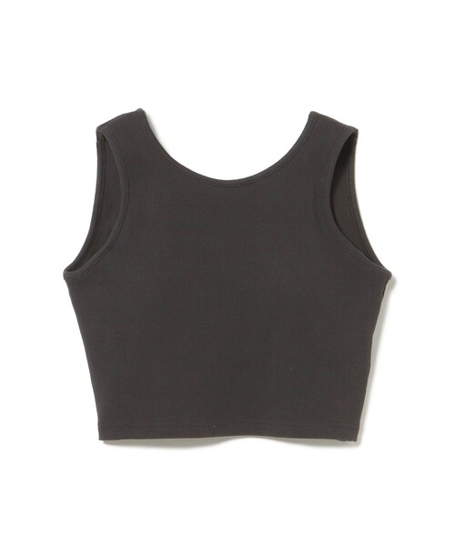 BEAMS HEART（ビームスハート）の「カップ付き クロップド タンク（タンクトップ・レディース・ライトグレー/チャコールグレー/オフホワイト・MEDIUM/SMALL）」の5枚目の写真