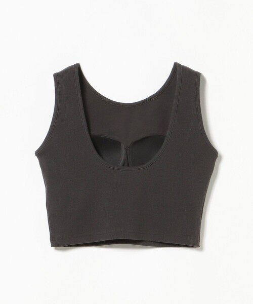 BEAMS HEART（ビームスハート）の「カップ付き クロップド タンク（タンクトップ・レディース・ライトグレー/チャコールグレー/オフホワイト・MEDIUM/SMALL）」の17枚目の写真