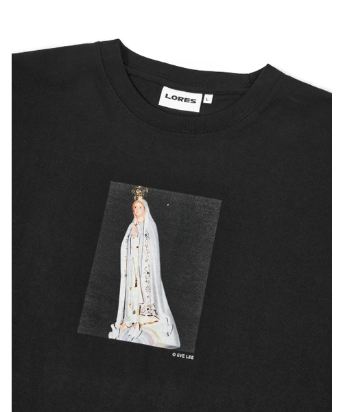 LORES(ロアス)の「Praying Mary S/S Tee - Black(Tシャツ/カットソー・レディース・その他・M/L/XL)」の3枚目の写真